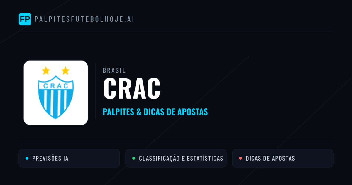 CRAC Palpites & Estatísticas