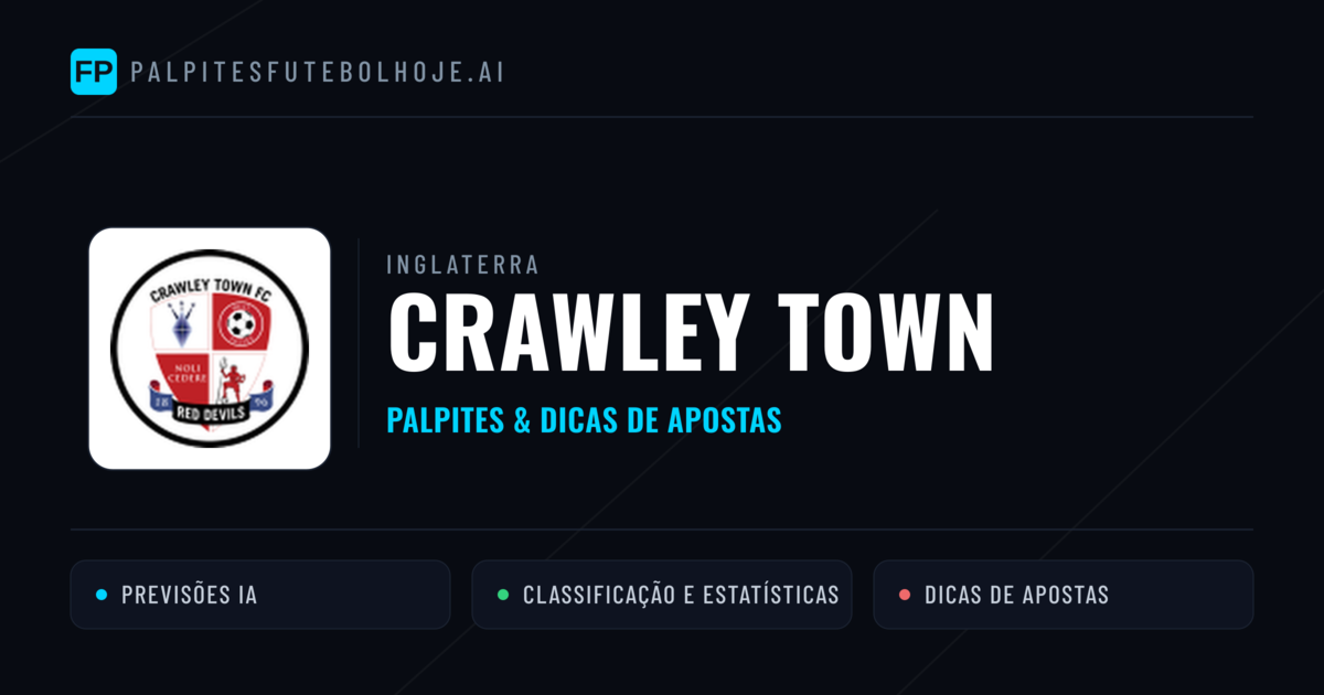 Crawley Town Palpites & Estatísticas