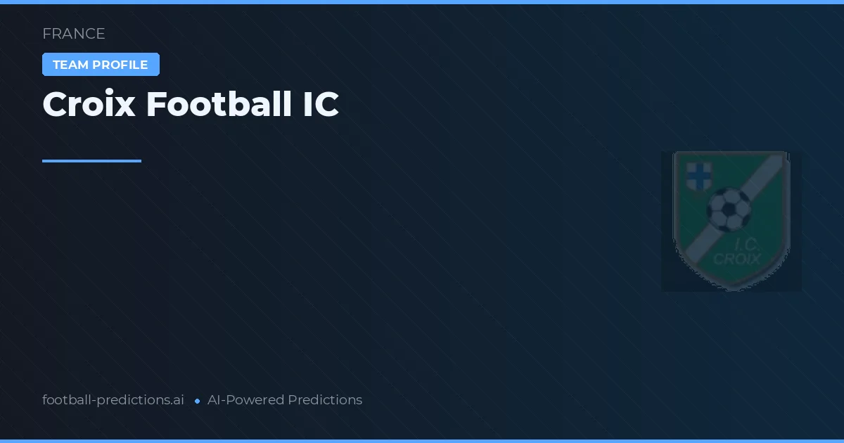 Croix Football IC Palpites & Estatísticas