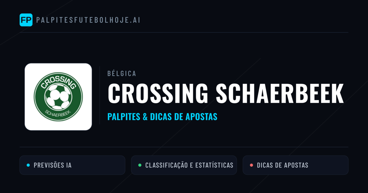 Crossing Schaerbeek Palpites & Estatísticas