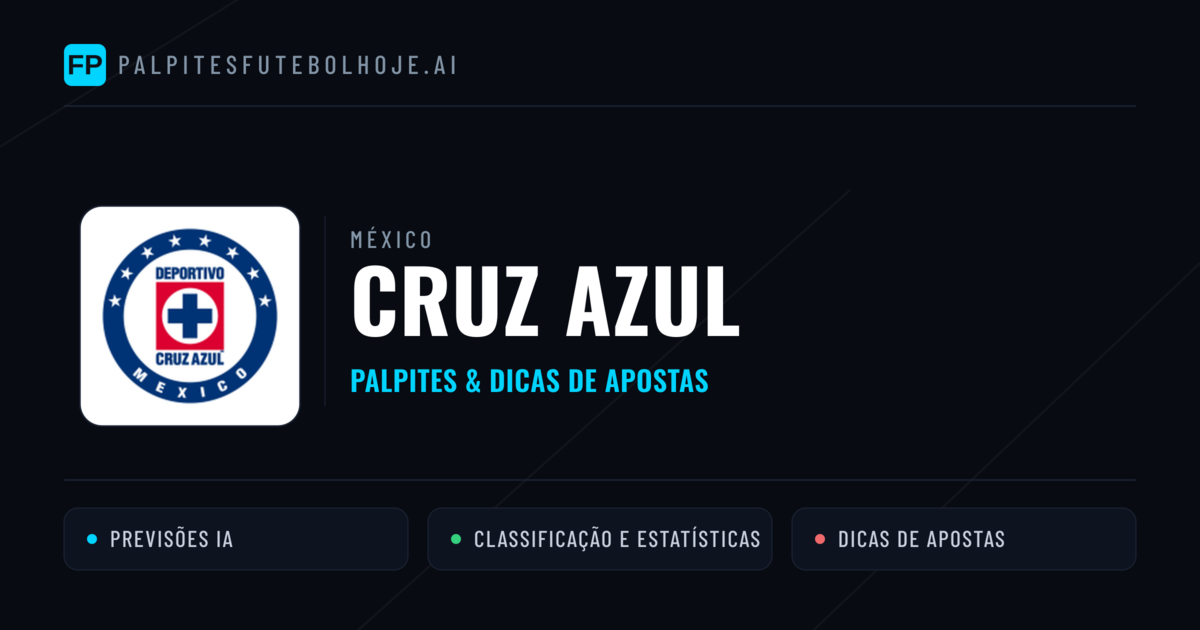 Cruz Azul Palpites & Estatísticas
