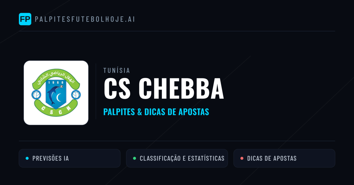 CS Chebba Palpites & Estatísticas