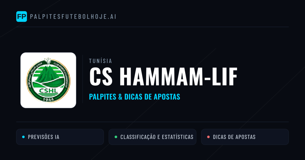 CS Hammam-Lif Palpites & Estatísticas