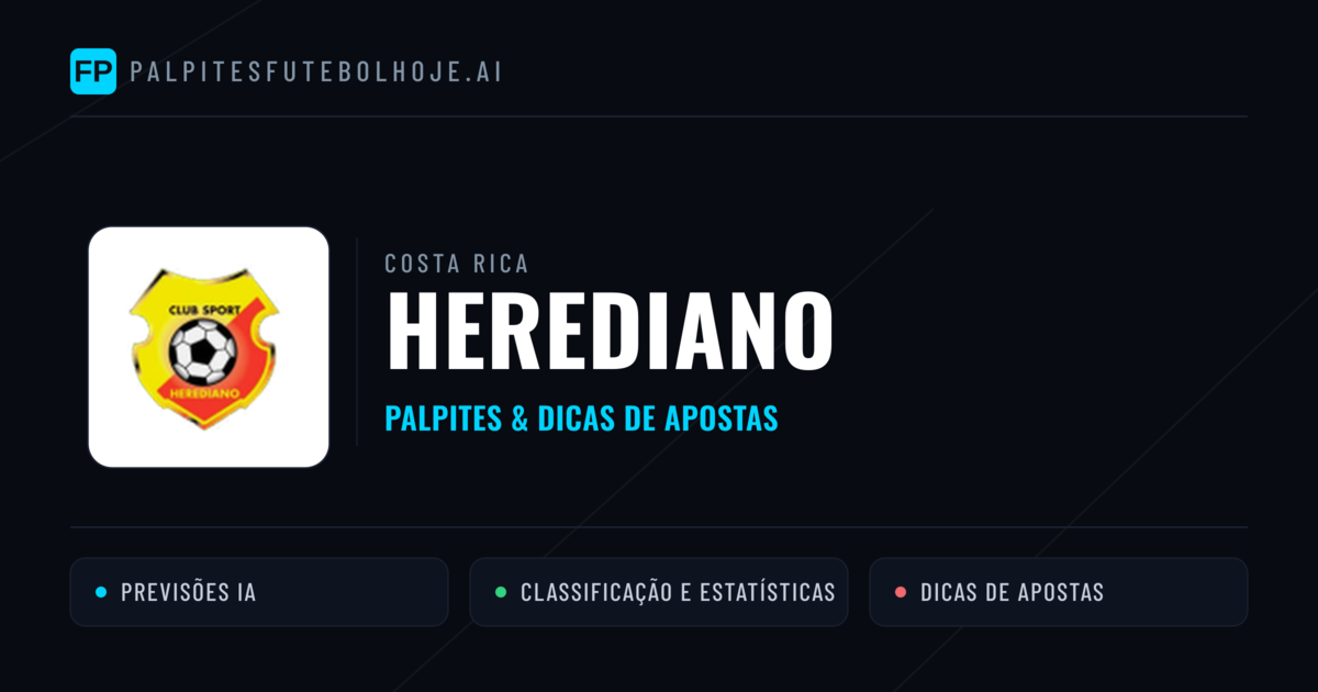 Herediano Palpites & Estatísticas