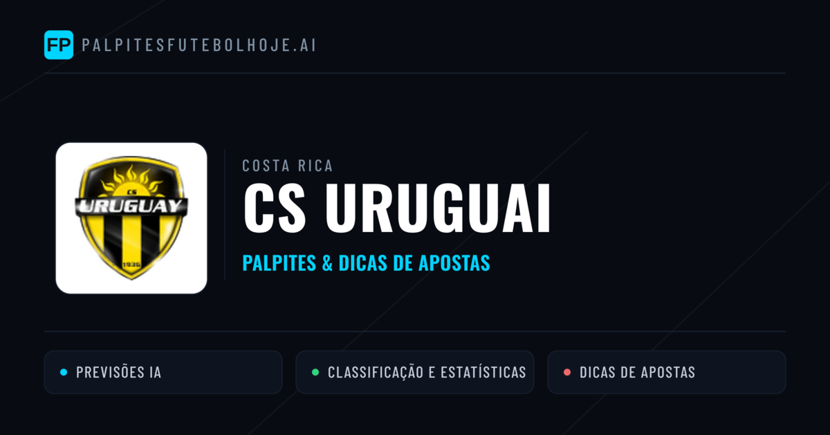 CS Uruguai Palpites & Estatísticas