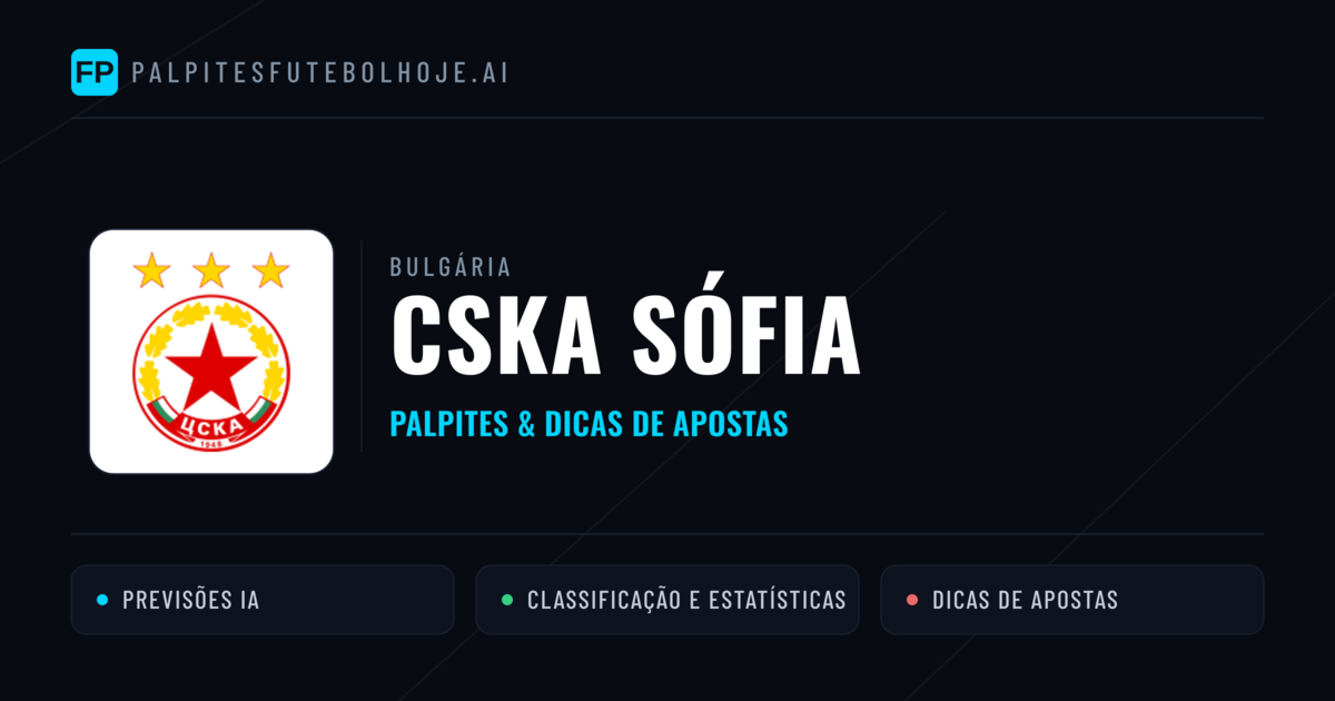 CSKA Sófia Palpites & Estatísticas