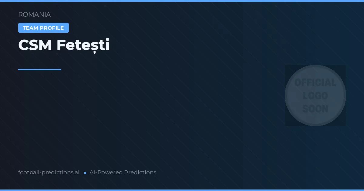 CSM Fetești Palpites & Estatísticas