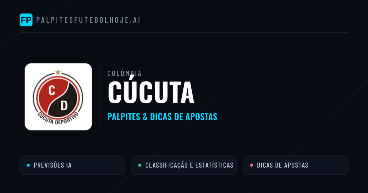 Cúcuta Palpites & Estatísticas