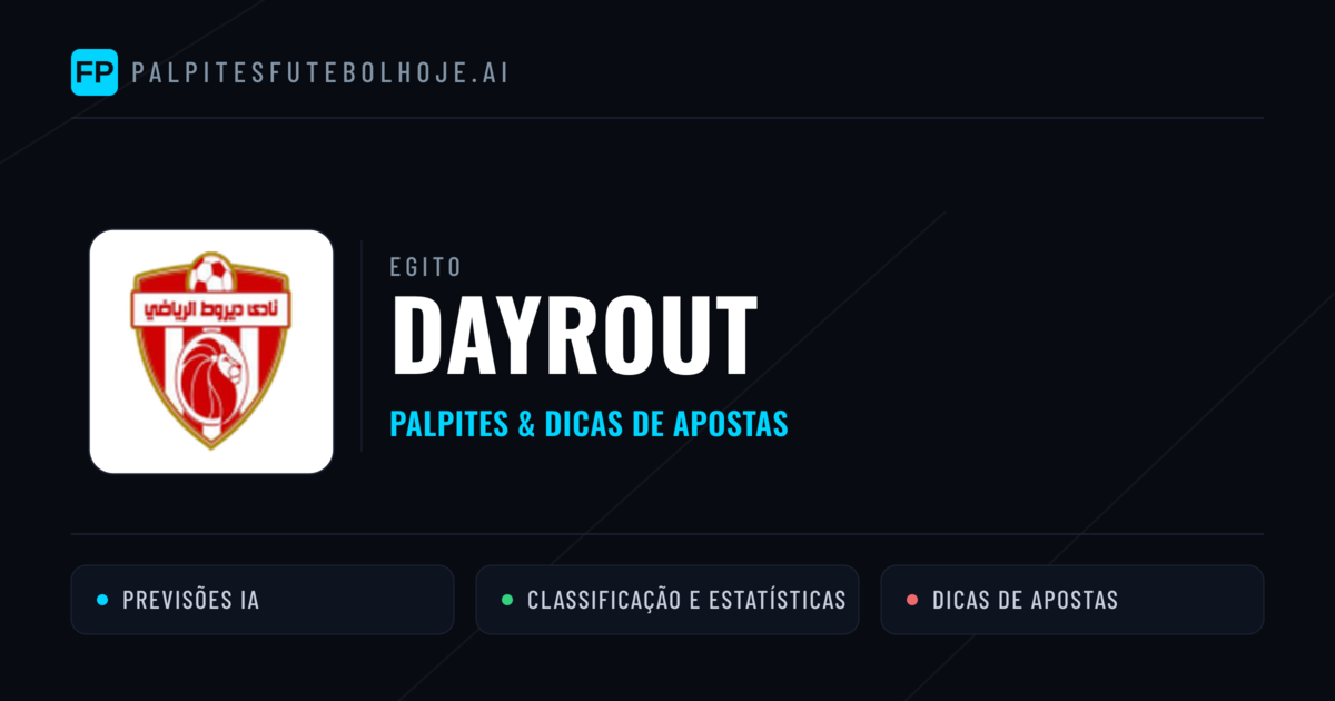 Dayrout Palpites & Estatísticas