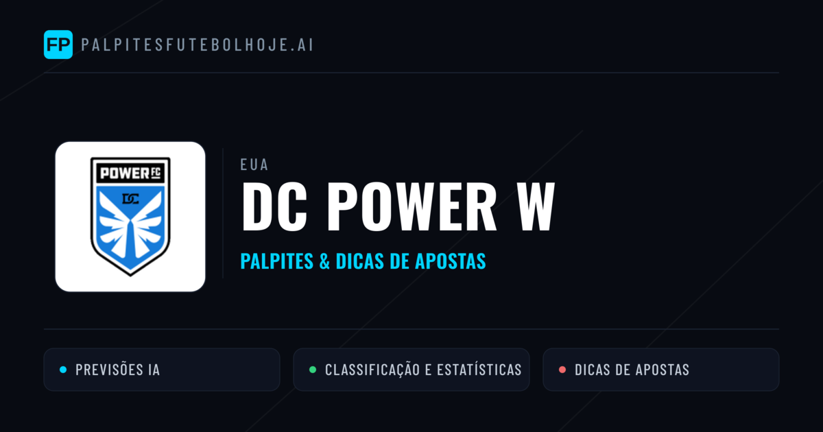 DC Power W Palpites & Estatísticas