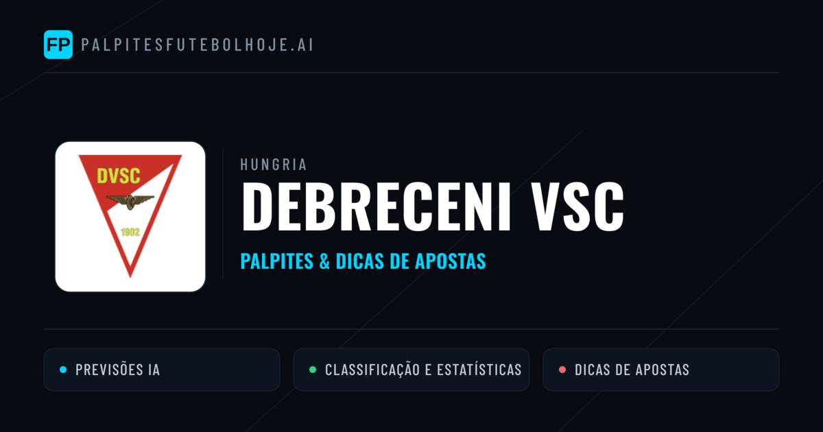 Debreceni VSC Palpites & Estatísticas