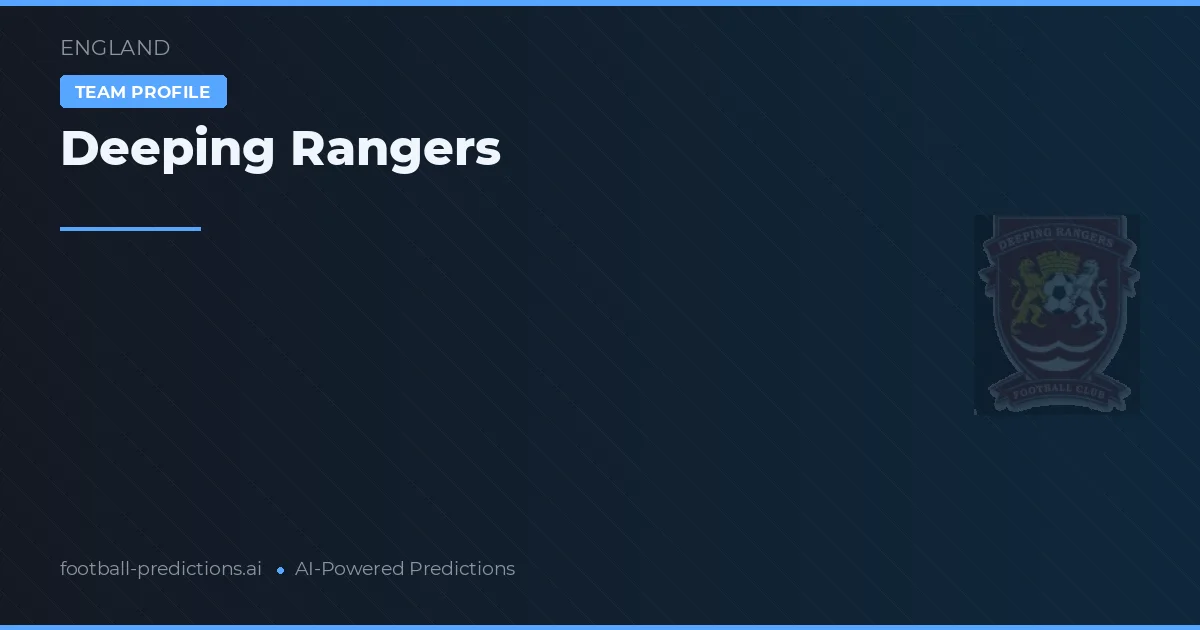 Deeping Rangers Palpites & Estatísticas