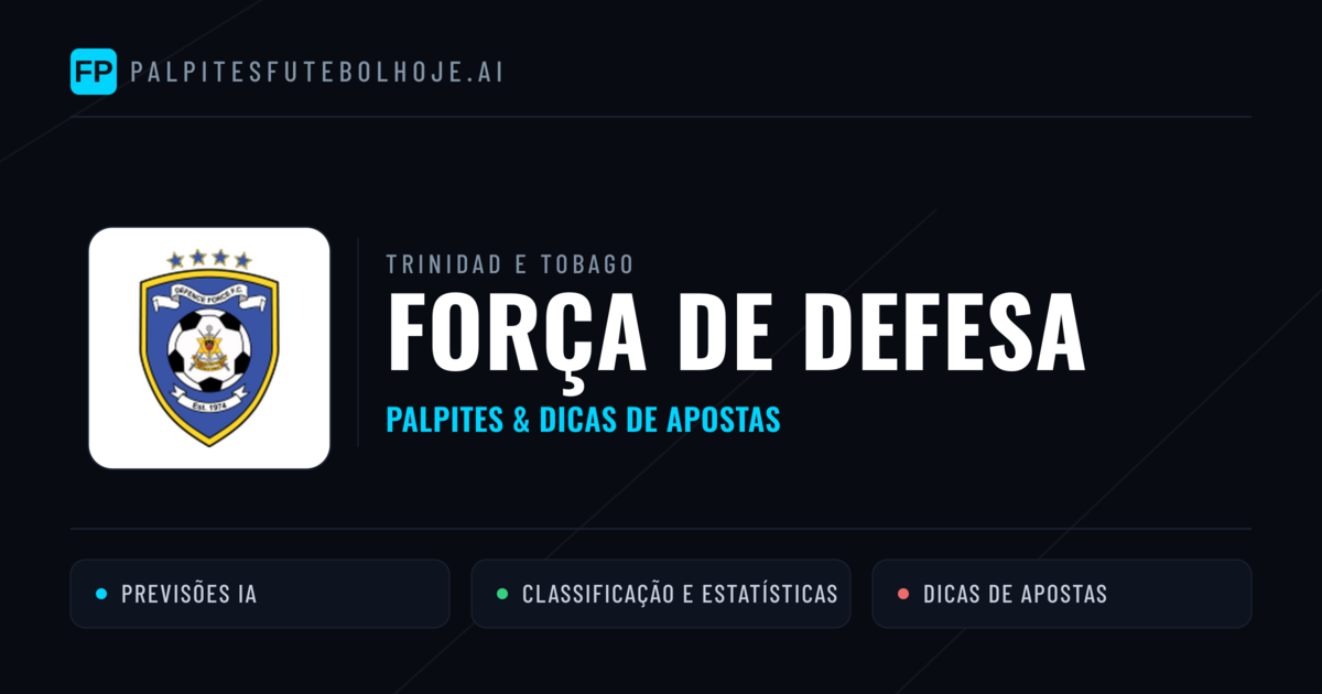Força de Defesa Palpites & Estatísticas