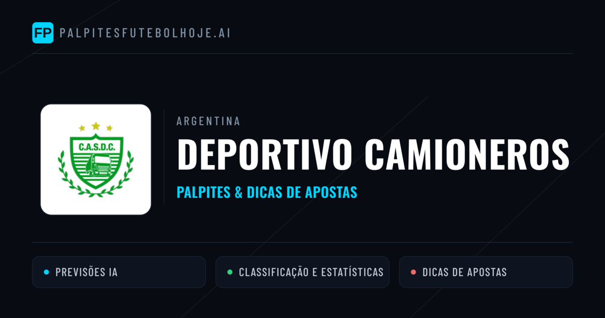 Deportivo Camioneros Palpites & Estatísticas