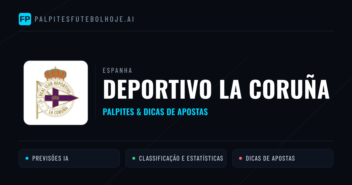 Deportivo La Coruña Palpites & Estatísticas