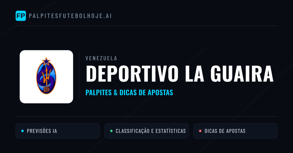 Deportivo La Guaira Palpites & Estatísticas
