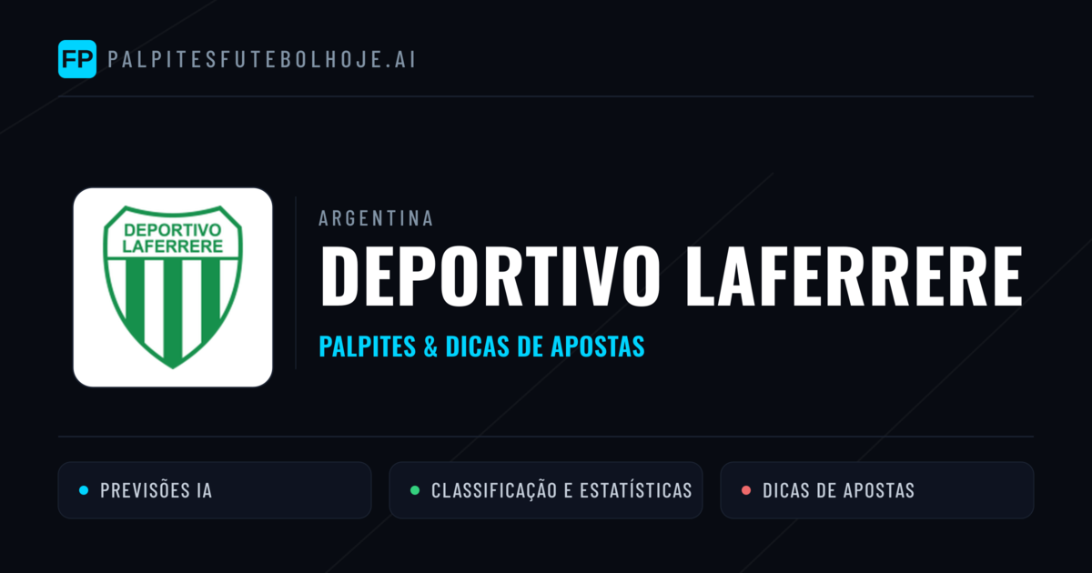Deportivo Laferrere Palpites & Estatísticas