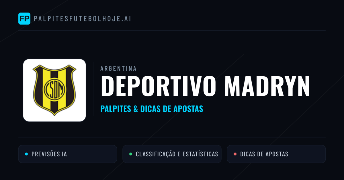 Deportivo Madryn Palpites & Estatísticas