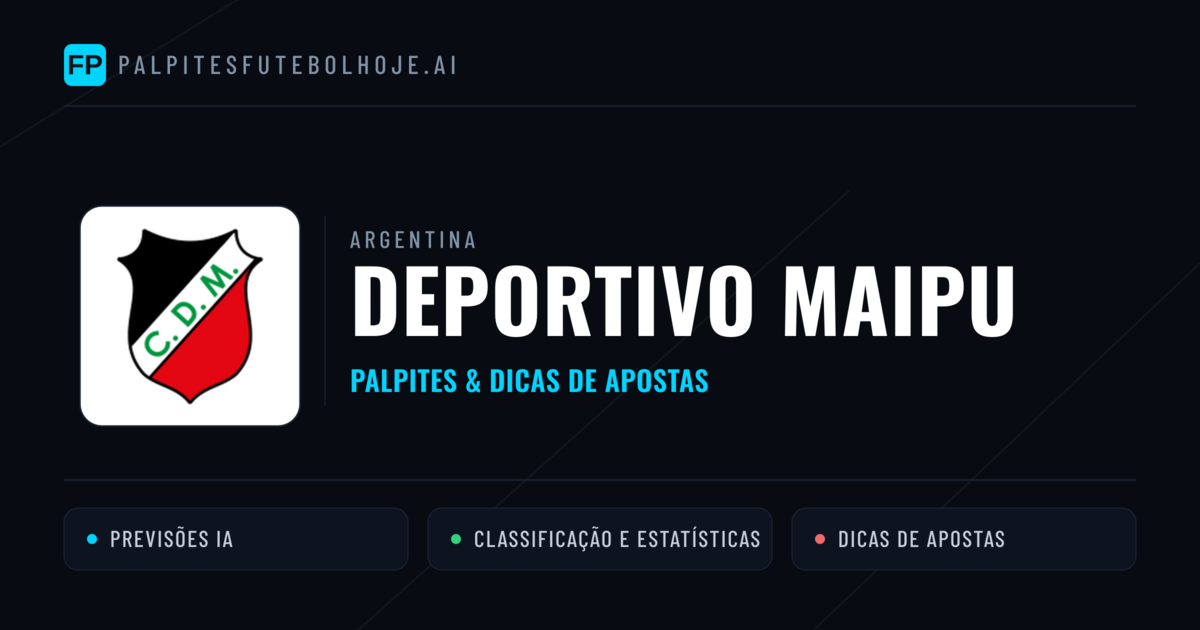 Deportivo Maipu Palpites & Estatísticas