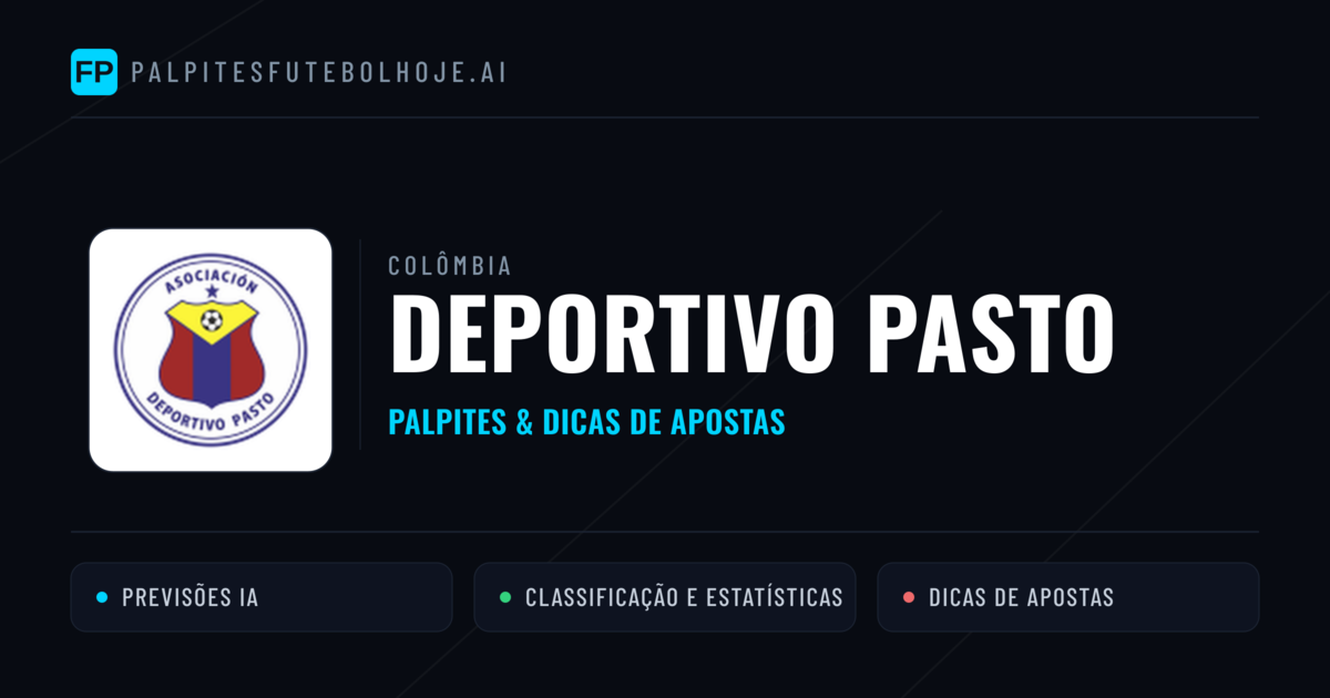 Deportivo Pasto Palpites & Estatísticas