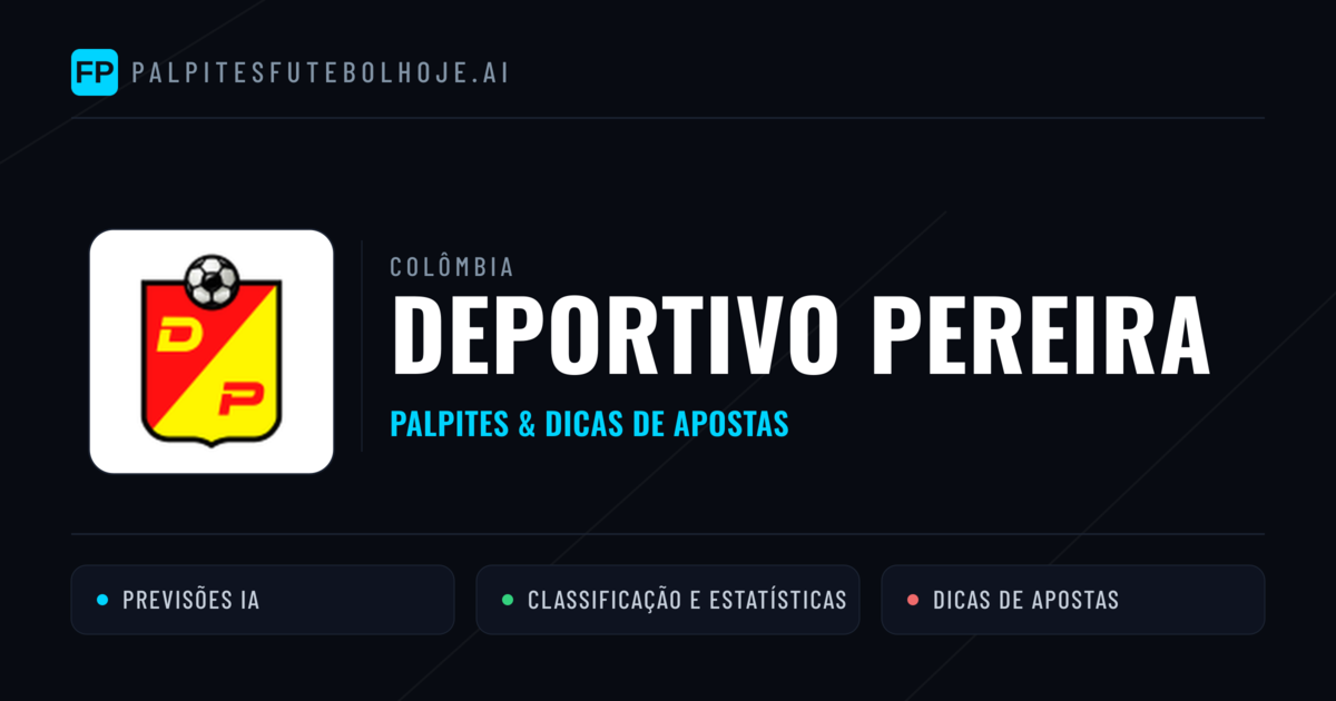 Deportivo Pereira Palpites & Estatísticas
