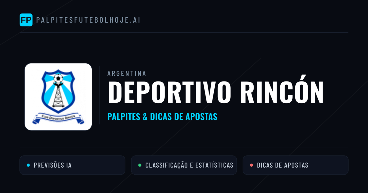 Deportivo Rincón Palpites & Estatísticas