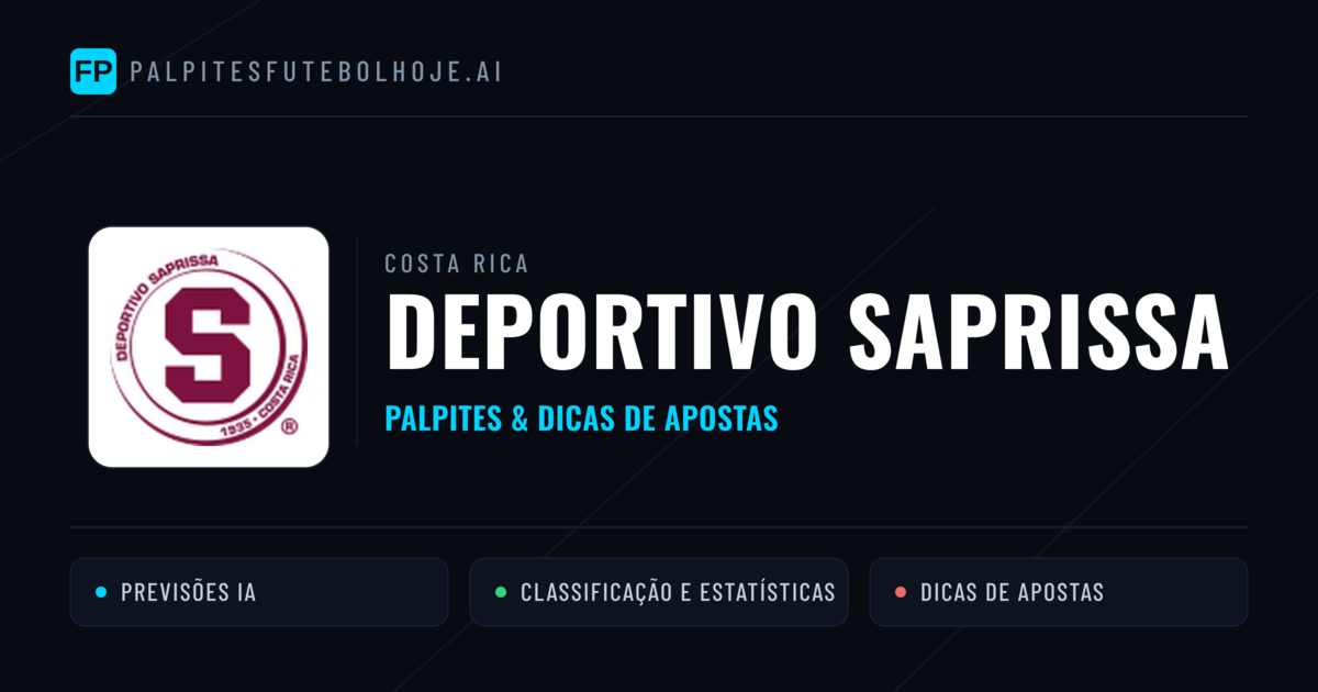 Deportivo Saprissa Palpites & Estatísticas