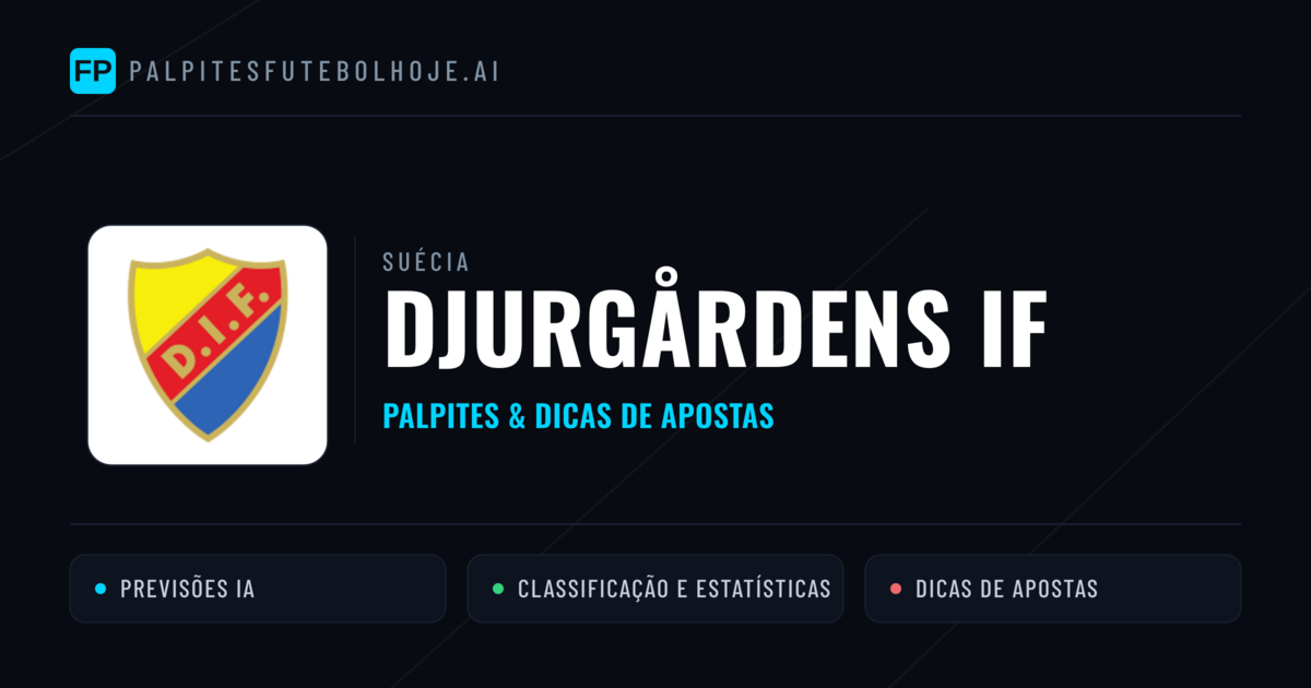Djurgårdens IF Palpites & Estatísticas