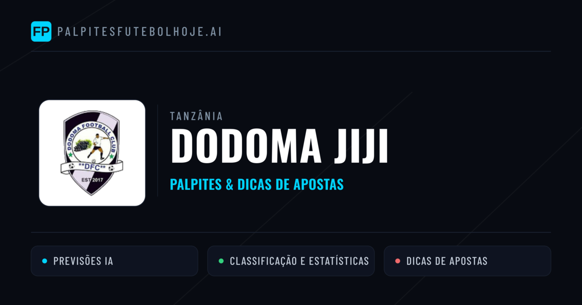 Dodoma Jiji Palpites & Estatísticas