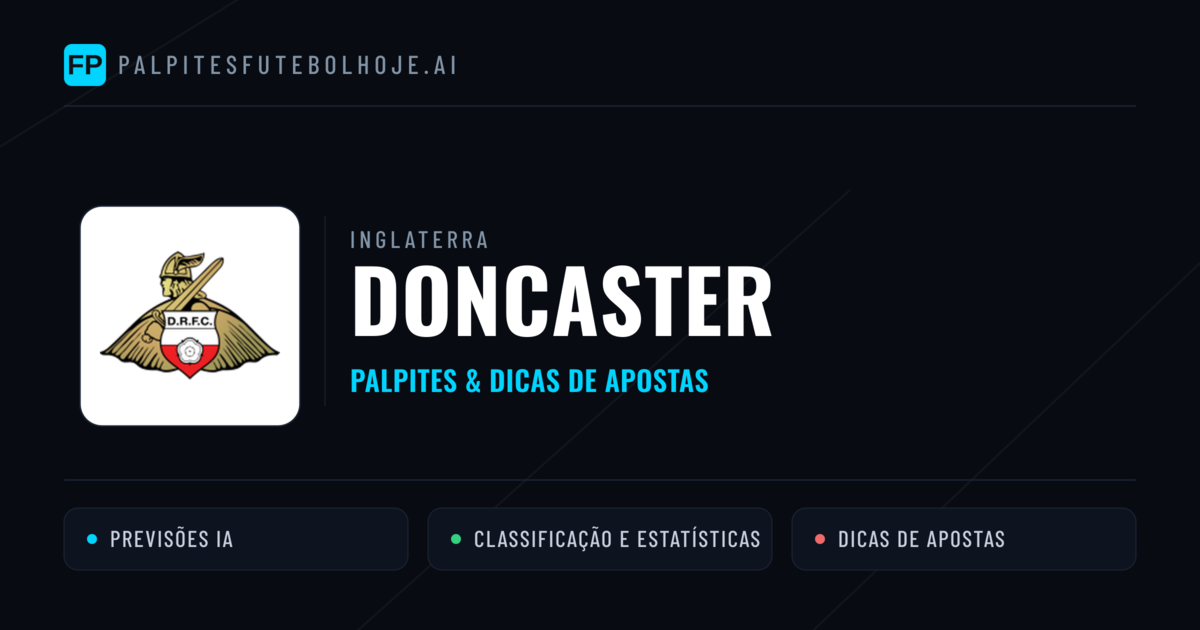 Doncaster Palpites & Estatísticas