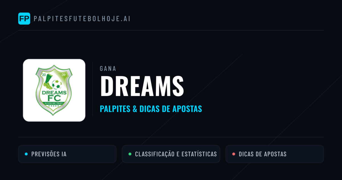 Dreams Palpites & Estatísticas