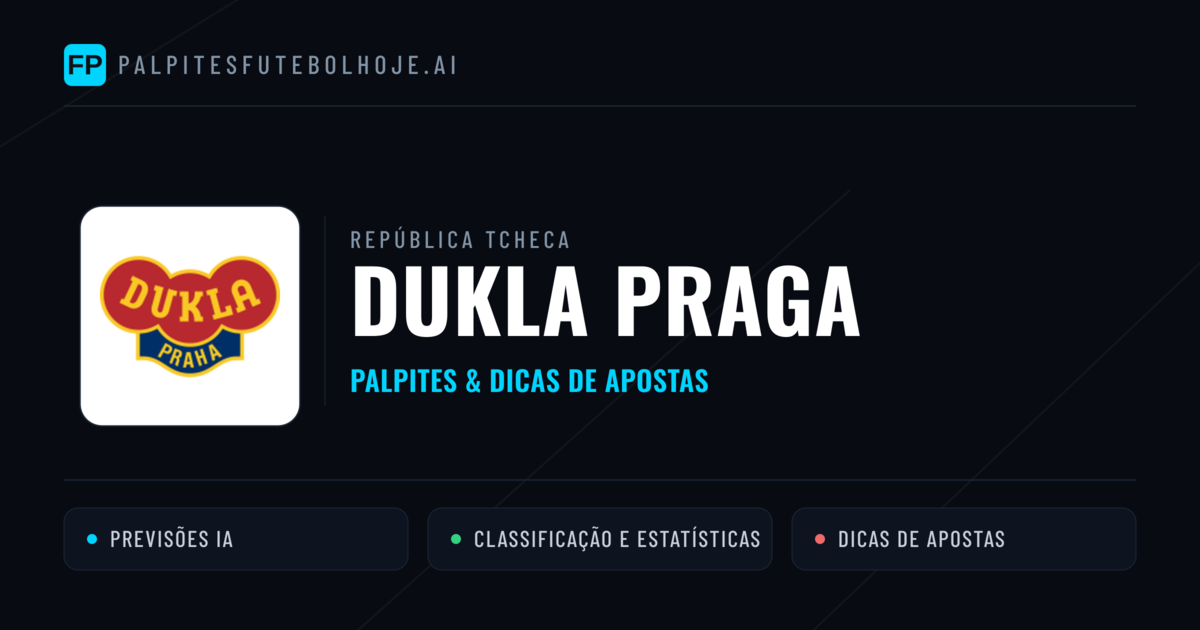 Dukla Praga Palpites & Estatísticas