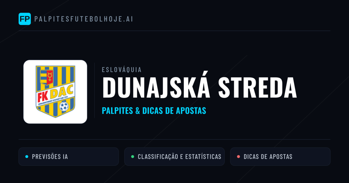 Dunajská Streda Palpites & Estatísticas