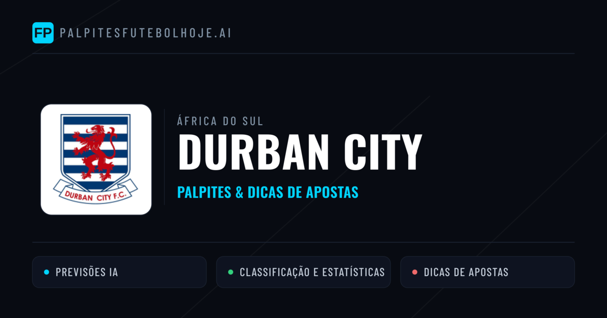 Durban City Palpites & Estatísticas
