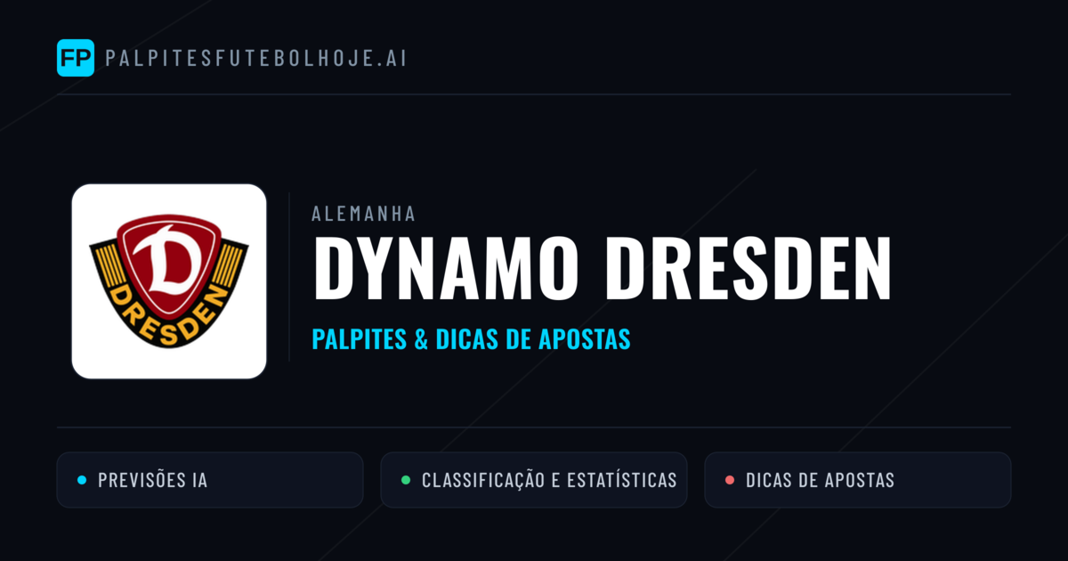 Dynamo Dresden Palpites & Estatísticas