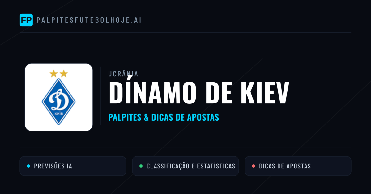 Dínamo de Kiev Palpites & Estatísticas
