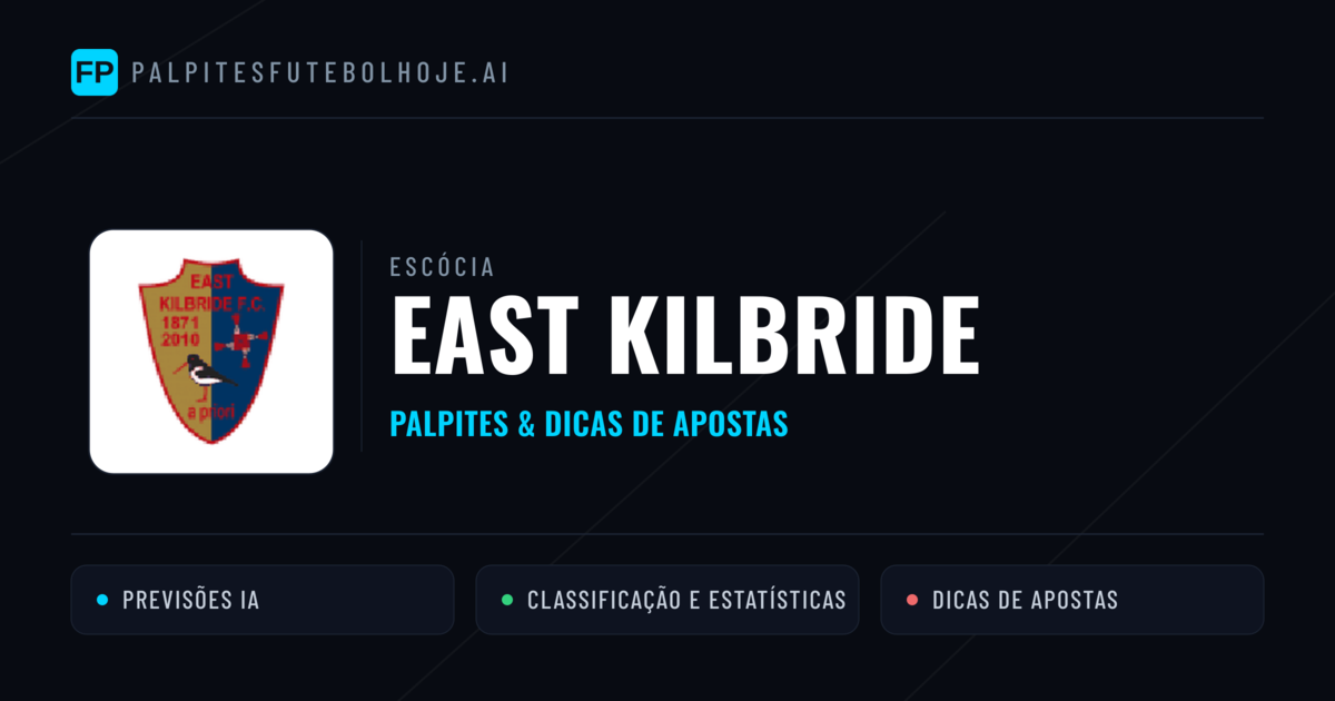 East Kilbride Palpites & Estatísticas