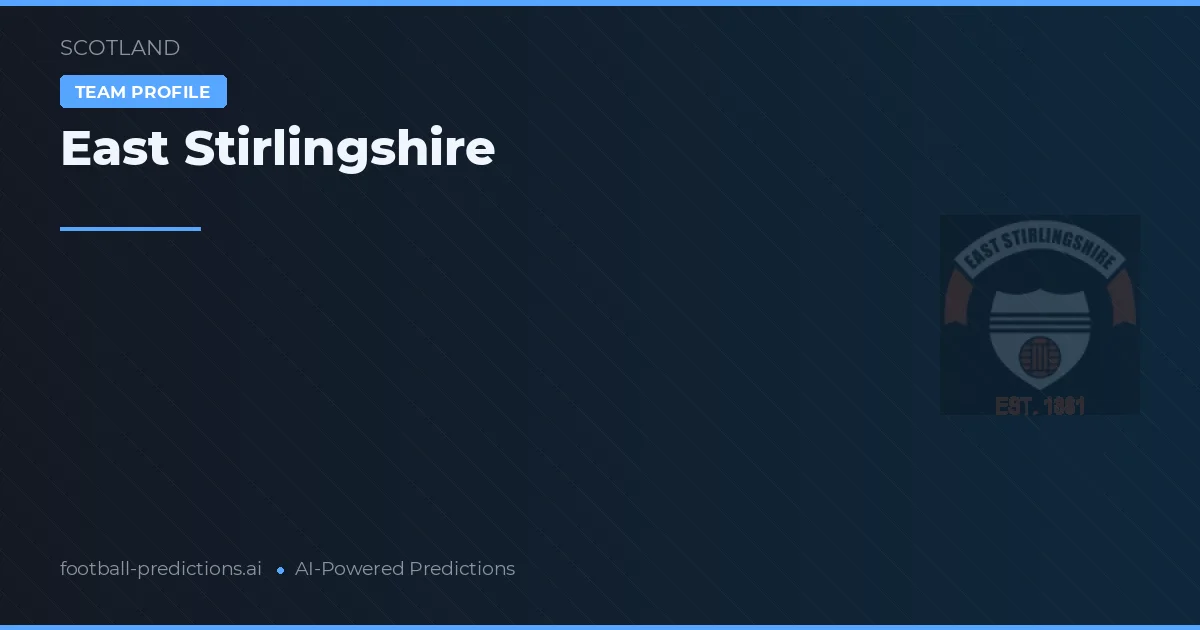 East Stirlingshire Palpites & Estatísticas