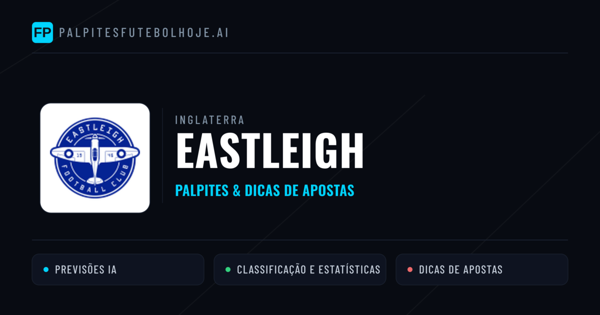 Eastleigh Palpites & Estatísticas