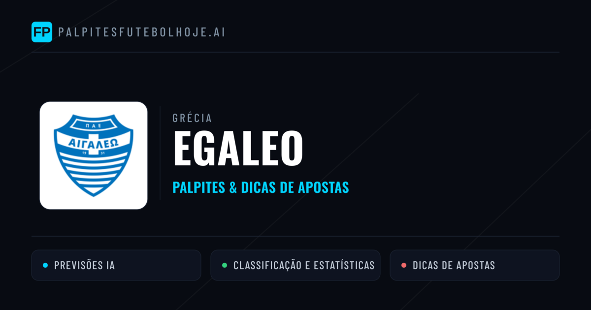 Egaleo Palpites & Estatísticas