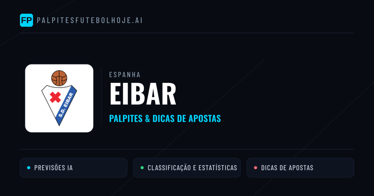 Eibar Palpites & Estatísticas