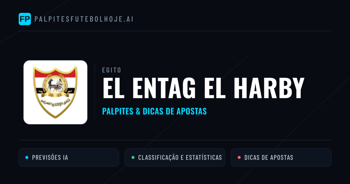 El Entag El Harby Palpites & Estatísticas