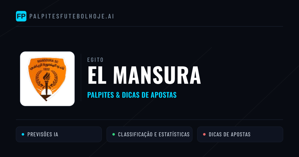 El Mansura Palpites & Estatísticas