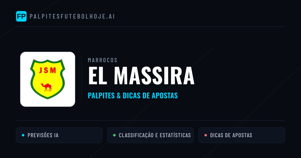 El Massira Palpites & Estatísticas