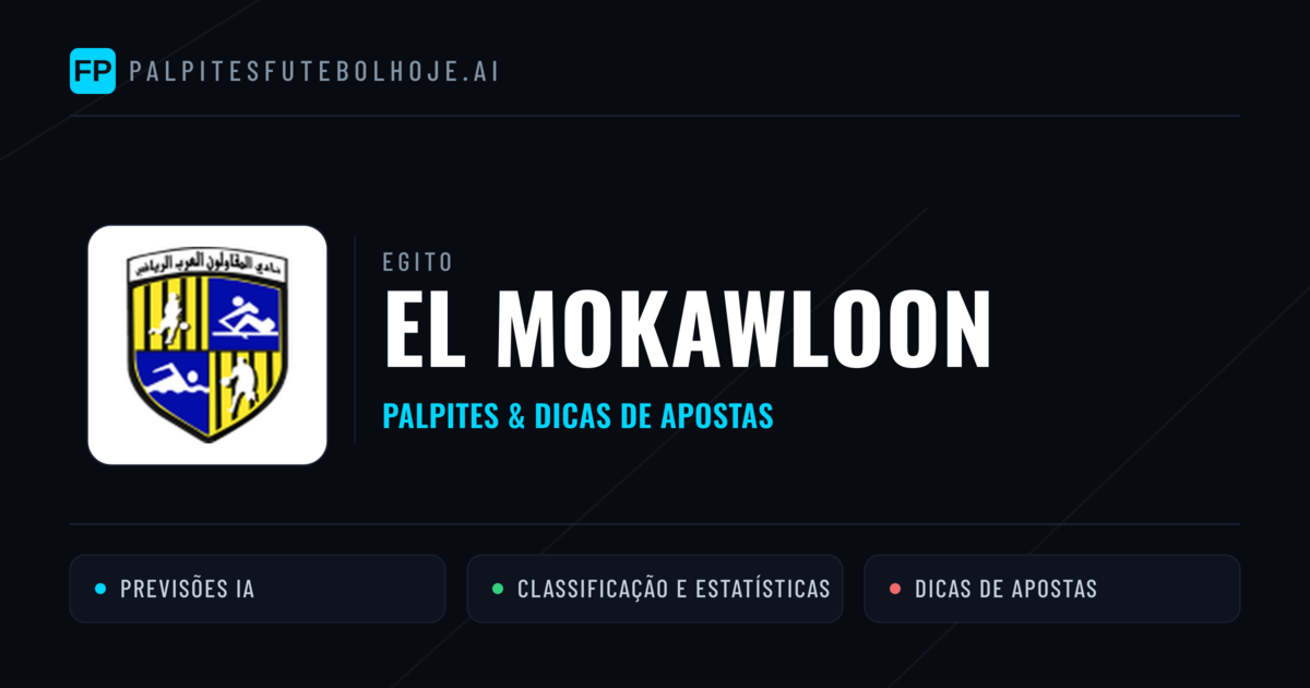 El Mokawloon Palpites & Estatísticas