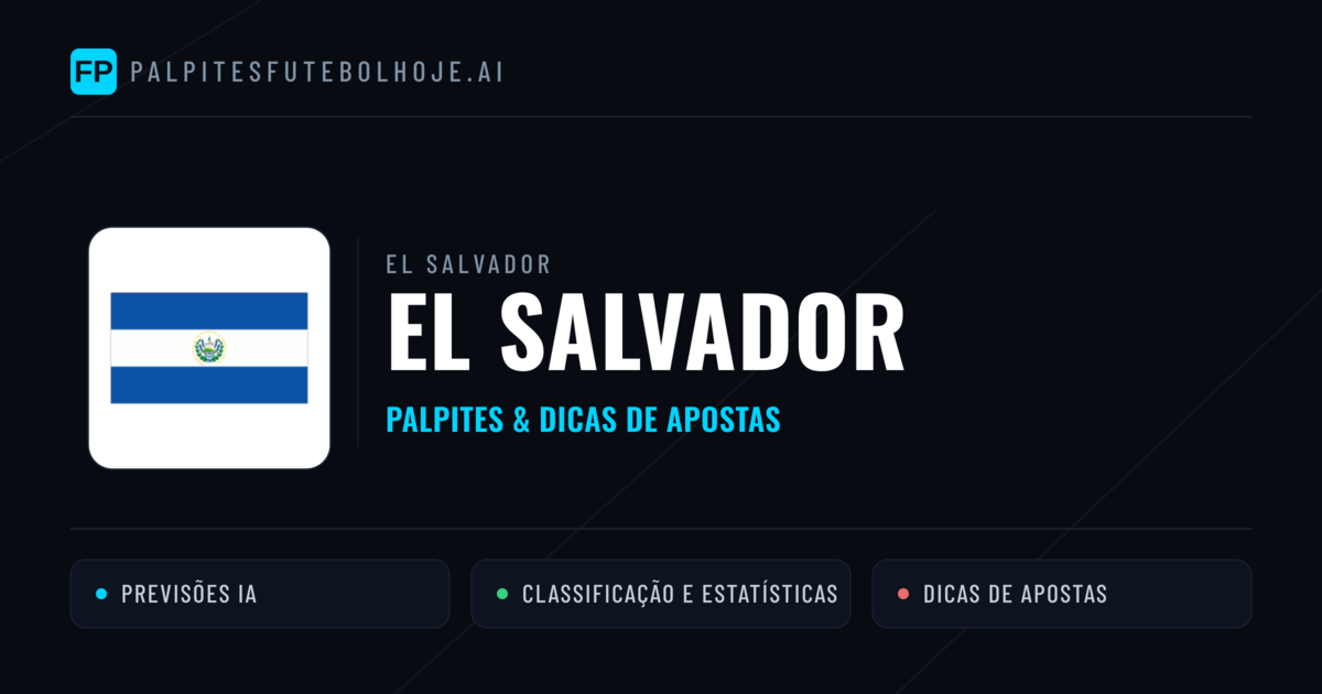 El Salvador Palpites & Estatísticas
