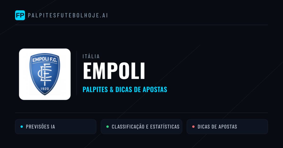 Empoli Palpites & Estatísticas