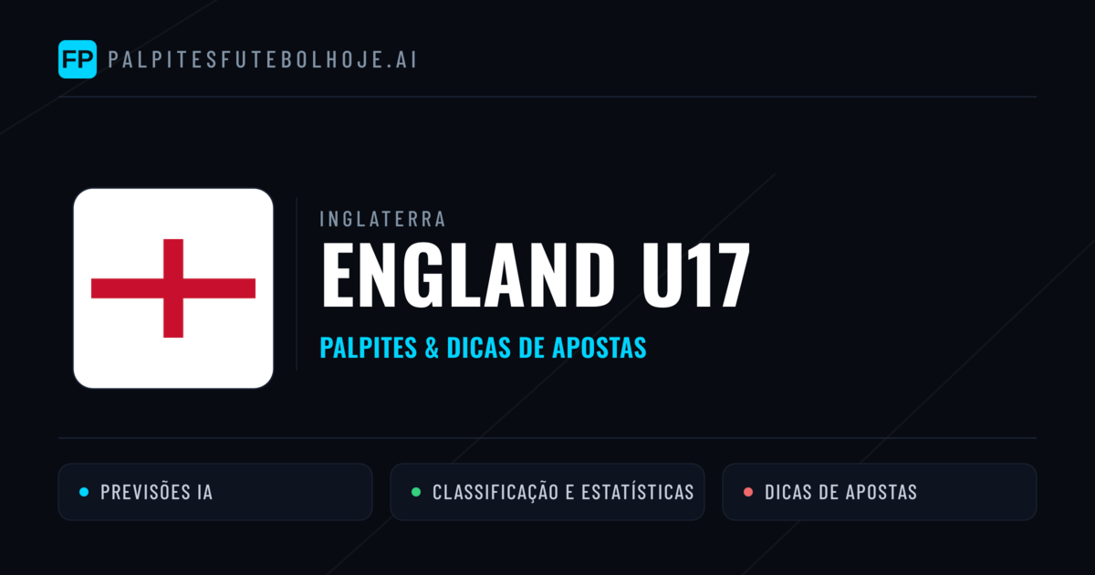 England U17 Palpites & Estatísticas