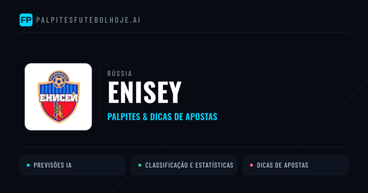 Enisey Palpites & Estatísticas