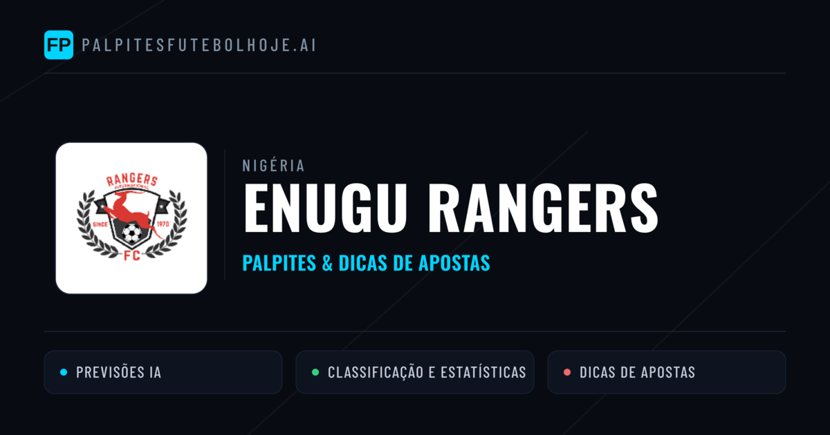 Enugu Rangers Palpites & Estatísticas